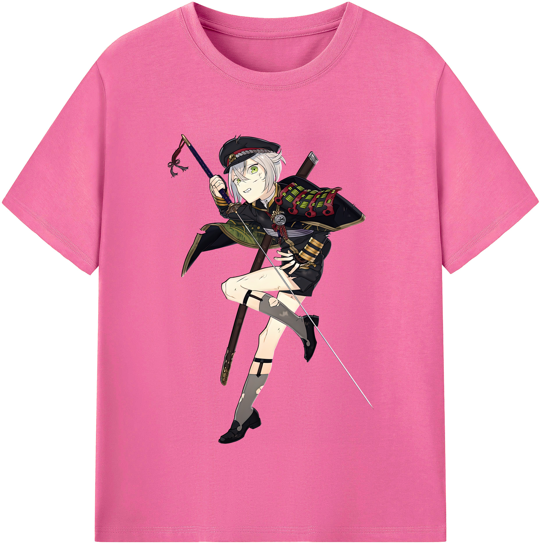 （画像用） 刀剣乱舞 Touken Ranbu レディースカジュアルプリントTシャツ（綿100％）